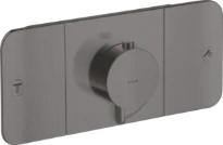 Hansgrohe One set de finition Axor noir chromé brossé