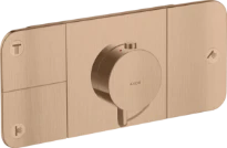 Hansgrohe One set de finition Axor brushed red gold