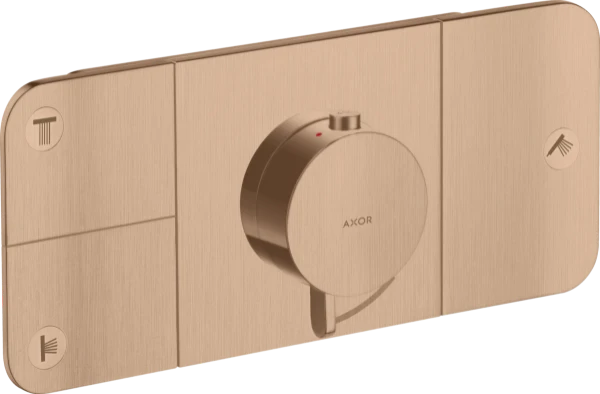 Hansgrohe One set de finition Axor brushed red gold