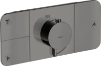 SET DE FINITION AXOR ONE polished black chrome