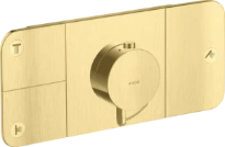 SET DE FINITION AXOR ONE brushed brass