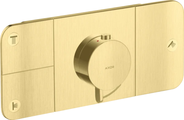 SET DE FINITION AXOR ONE brushed brass
