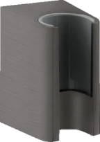 Hansgrohe One support douchette Axor noir chromé brossé