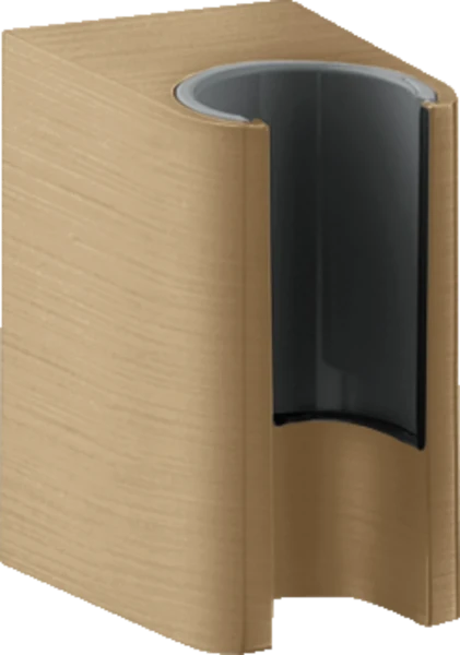 Axor One wandhouder voor doucheslangen met een cilindrische moer - Brushed Bronze
