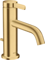 AX One mitigeur lav. 70 tirette brushed gold
