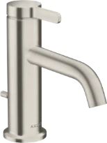 AX One mitigeur lav. 70 tirette stainless steel