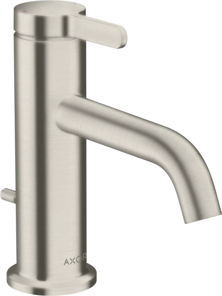 AX One mitigeur lav. 70 tirette stainless steel