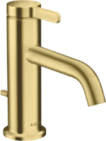 AX One mitigeur lav. 70 tirette brushed brass