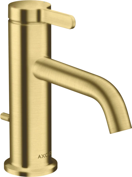 AX One mitigeur lav. 70 tirette brushed brass
