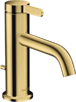 AX One mitigeur lav. 70 tirette polished gold optic