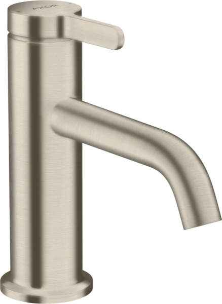 AX One mitigeur lavabo 70 avec garniture de vidage - brushed nickel