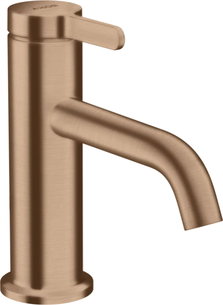 AX One mitigeur lavabo 70 avec garniture de vidage - brushed red gold