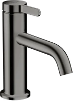 AX One mitigeur lavabo 70 avec garniture de vidage - polished black chrome