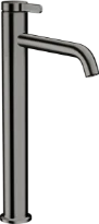 AX One mitigeur lavabo 260 avec garniture de vidage - polished black chrome