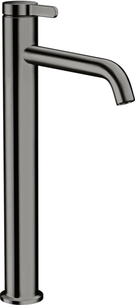 AX One mitigeur lavabo 260 avec garniture de vidage - polished black chrome