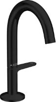 Hansgrohe Axor One mitigeur lavabo Select 140 avec Clic-Clac - noir mat
