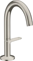 Hansgrohe Axor One mitigeur lavabo Select 140 avec Clic-Clac - inox