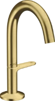 AX One mitigeur lav. Select 140 Push brushed brass