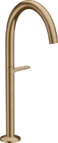 Hansgrohe Axor One mitigeur lavabo Select 260 avec Clic-Clac - bronze brossé