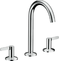 Hansgrohe Axor One mitigeur lavabo 3-trous130 avec Clic-Clac - chromé