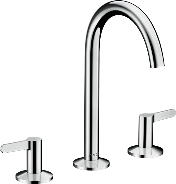 Hansgrohe Axor One mitigeur lavabo 3-trous130 avec Clic-Clac - chromé