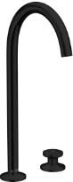 Hansgrohe Axor One mitigeur lavabo 2-trous Select 260 PushOpen - noir mat