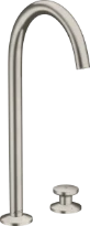 AX One mitigeur lav. Select 260 2-tr. a/Push stainless steel