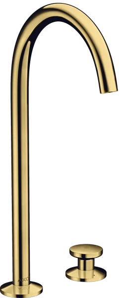 Hansgrohe Axor One mitigeur lavabo 2-trous Select 260 PushOpen - polished gold optic