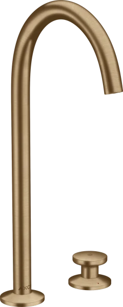 Hansgrohe Axor One mitigeur lavabo 2-trous Select 260 PushOpen - bronze brossé