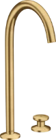 AX One mitigeur lav. Select 260 2-tr. a/Push brushed gold