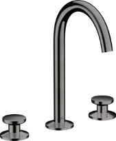 AX One mélangeur lav. Select 170 3-tr. a/Push polished black chrome