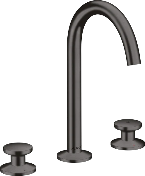 AX One mélangeur lav. Select 170 3-tr. a/Push brushed black chrome
