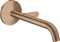 Hansgrohe Axor One mitigeur lavabo 1-trou Select mural - brushed red gold