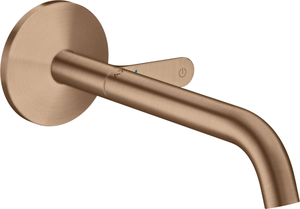 Hansgrohe Axor One mitigeur lavabo 1-trou Select mural - brushed red gold