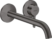 Hansgrohe Axor One mitigeur lavabo encastré bec 225 mm - noir chromé brossé