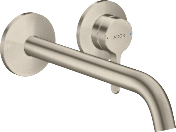 Hansgrohe Axor One mitigeur lavabo encastré bec 225 mm - nickel brossé