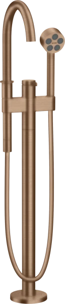 Hansgrohe Axor One mitigeur bain pose libre - brushed red gold