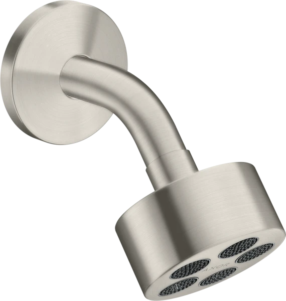 AX One douche tête 75 1j bras douche stainless steel