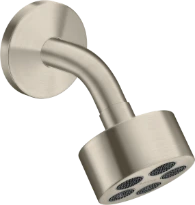AX One douche tête 75 1j bras douche brushed nickel