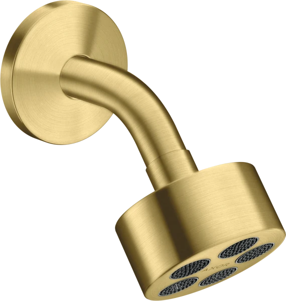 AX One douche tête 75 1j bras douche brushed brass