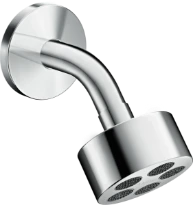 Hansgrohe Axor One douche de tête 75 1jet - modèle mural avec bras - chromé