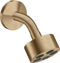 Hansgrohe Axor One douche de tête 75 1jet - modèle mural avec bras - bronze brossé