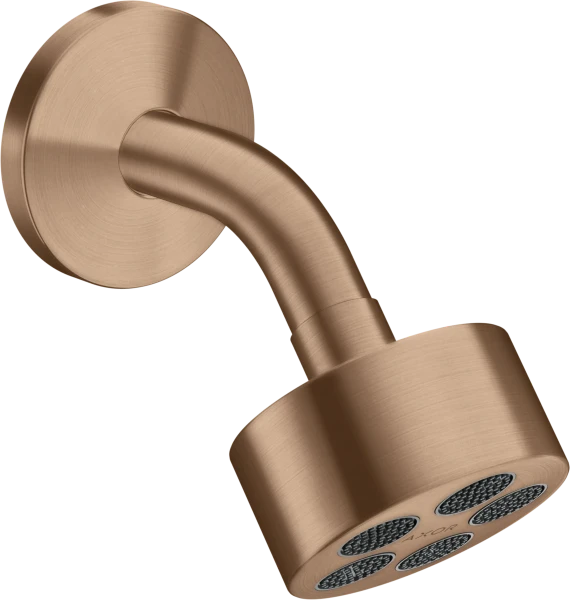 AX One douche tête 75 1j bras douche brushed red gold