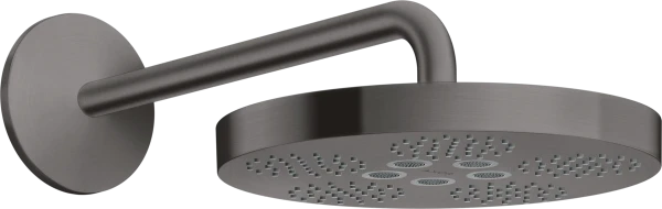 Hansgrohe Axor One douche de tête 280 1jet - modèle mural avec bras - noir chromé brossé