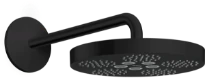Hansgrohe Axor One douche de tête 280 1jet - modèle mural avec bras - noir mat