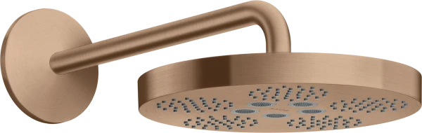 Hansgrohe Axor One douche de tête 280 1jet - modèle mural avec bras - brushed red gold