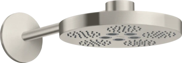 AX One douche tête 280 2j bras douche stainless steel