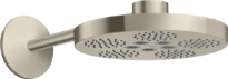 AX One douche tête 280 2j bras douche brushed nickel