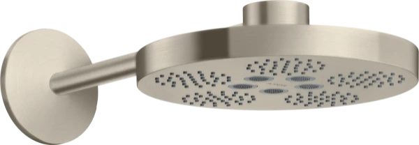 AX One douche tête 280 2j bras douche brushed nickel