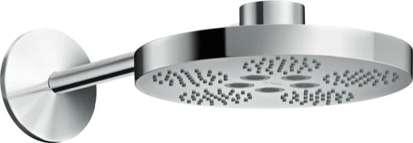 Hansgrohe Axor One douche de tête 280 2 jets - modèle mural avec bras - chromé